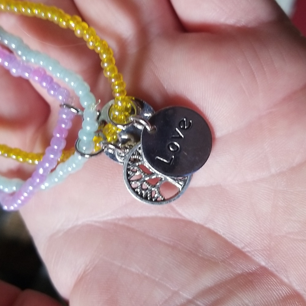 Charms, Love, Peace, Tree of Life Set of Bracelets jewelry